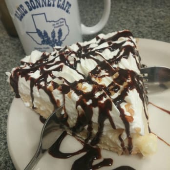 Blue Bonnet Cafe - Peanut butter cream pie - Desserts Near Me - Marble Falls, Texas Blue Bonnet Cafe - Peanut butter cream pie - Desserts Near Me - Marble Falls, Texas