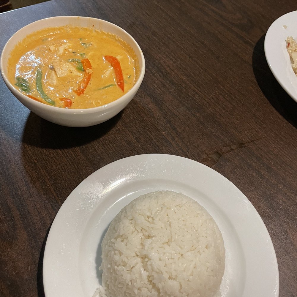 Chada Thai Traditional Taste - C4 Panang Curry with rice - Thai Near Me - Cedar Park, Texas Chada Thai Traditional Taste - C4 Panang Curry with rice - Thai Near Me - Cedar Park, Texas