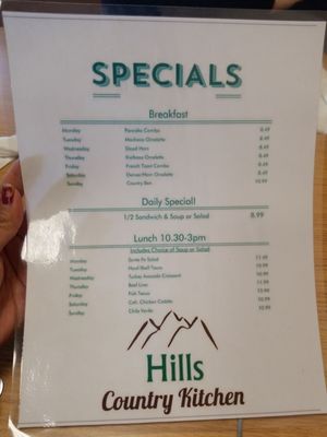 Menu photo 4 Hills Country Kitchen Yucaipa, CA