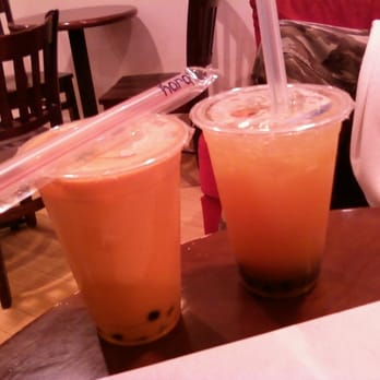 Eggroll Cafe - milk tea and passionfruit 5/2011 - Coffee & Tea Near Me - Lowell, Massachusetts