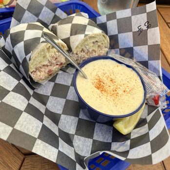 Princess Seafood Restaurant - Crab Sandwich with chowder - Seafood Near Me - Fort Bragg, California Princess Seafood Restaurant - Crab Sandwich with chowder - Seafood Near Me - Fort Bragg, California