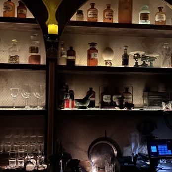Apotheke - Bar area - Cocktail Bars Near Me - New York, New York Apotheke - Bar area - Cocktail Bars Near Me - New York, New York