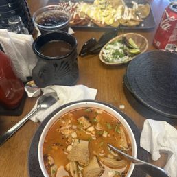 Menudo and chilaquiles divorciados