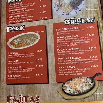 Jalisco Mexican Grill - Menu June 2023 - Mexican Near Me - Evanston, Wyoming