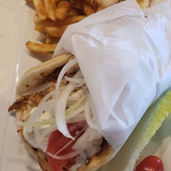 OPA! - Chicken gyro and fries - Greek Near Me - Avon, Indiana