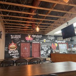 Inside restaurant