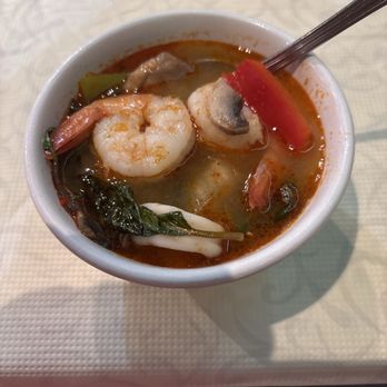 A One Kitchen & Bar - Seafood tom yam soup - Bars Near Me - San Bruno, California