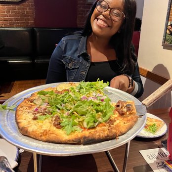 Rail Trail Flatbread - Large Impossible Mac Flatbread - Bars Near Me - Hudson, Massachusetts