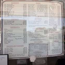 Diamond Drive In - Current menu with prices