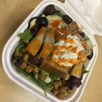 Provision - "Mediterranean Bowl," added (old & dry) chicken - Specialty Food Near Me - Fairhope, Alabama