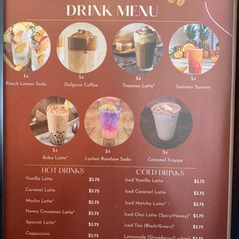 Yi's Cafe - Menu of drinks. - Coffee & Tea Near Me - Arcadia, California Yi's Cafe - Menu of drinks. - Coffee & Tea Near Me - Arcadia, California