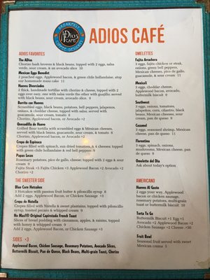 Menu photo 4 ADios Cafe Atlanta, GA