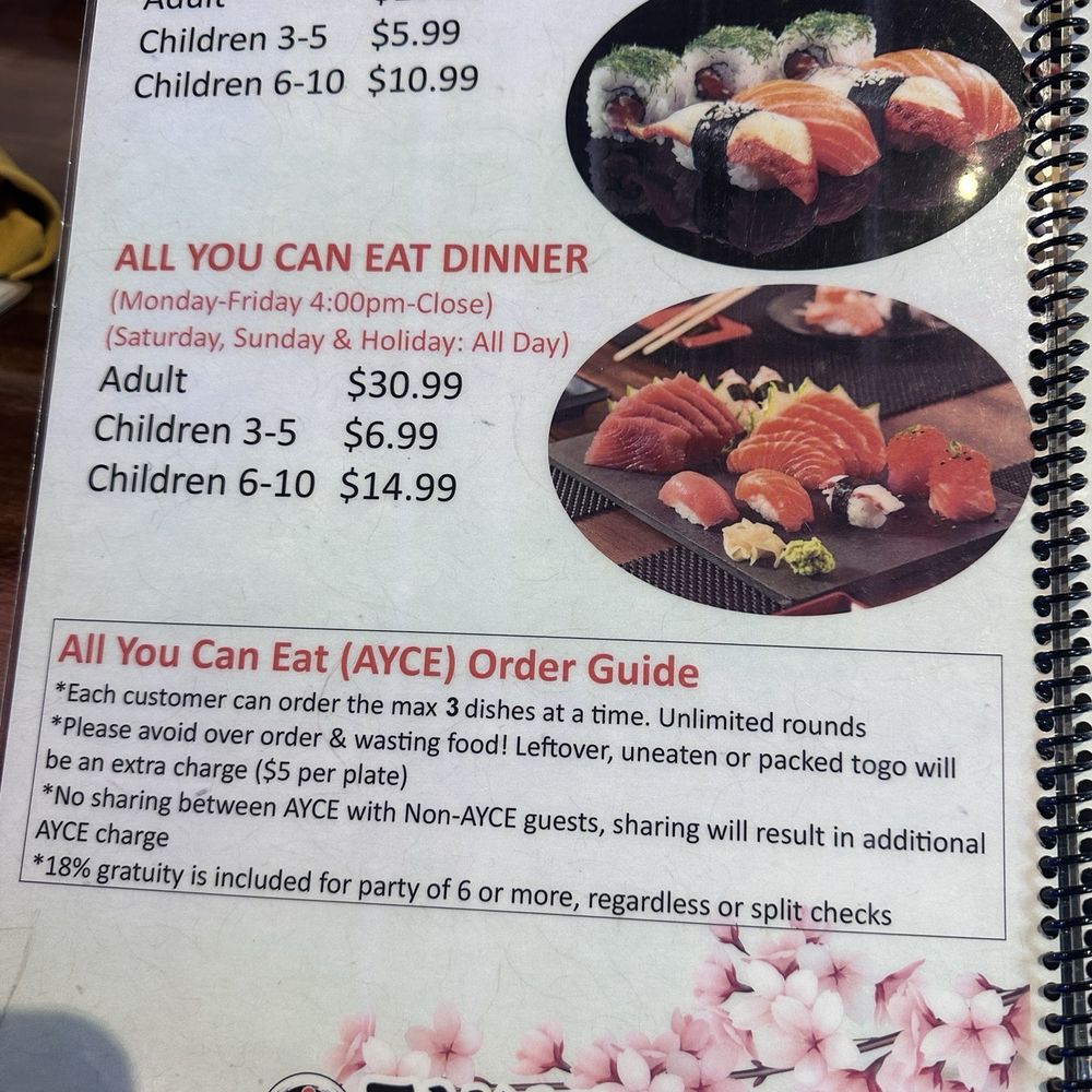 Takara - Menu as of February 2025 - Japanese Near Me - North Richland Hills, Texas Takara - Menu as of February 2025 - Japanese Near Me - North Richland Hills, Texas