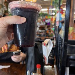El Burrito Mercado - Agua Fresca-Jamaica (Hibiscus!)