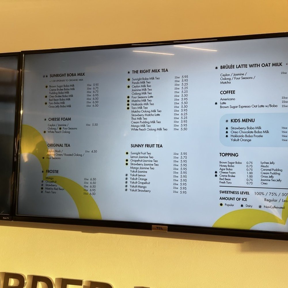 Sunright Tea Studio - Arcadia - Bubble Tea Near Me - Arcadia, California Sunright Tea Studio - Arcadia - Bubble Tea Near Me - Arcadia, California