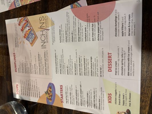 Menu photo 3 Inchin's Bamboo Garden Charlotte, NC Menu photo 3 Inchin's Bamboo Garden Charlotte, NC