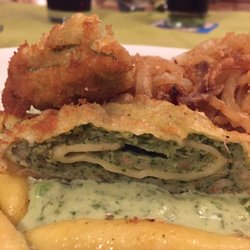 Weinstube Reutin - Der Favorit: Maultaschen mit Bärlauchsoße