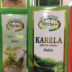 Interesting selection of juice available at India Bazaar