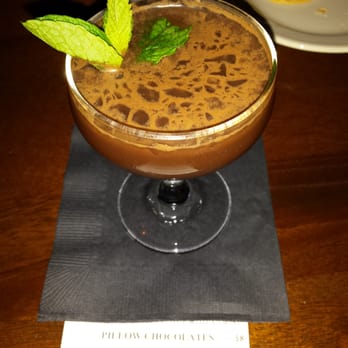 Low Bar - Pillow chocolate cocktail, sadly out of rotation for spring. Excellent! - Cocktail Bars Near Me - Traverse City, Michigan