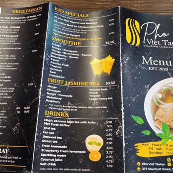 Pho Viet Tastes - Menu - Vietnamese Near Me - Spring, Texas