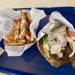 Greek Fries, Gyro Greek Fries, Gyro