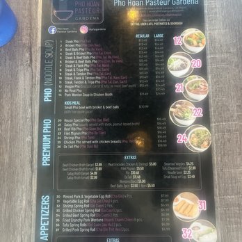 Pho Hoan Pasteur Gardena - Menu - Vietnamese Near Me - Gardena, California Pho Hoan Pasteur Gardena - Menu - Vietnamese Near Me - Gardena, California