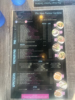 Menu photo 1 Pho Hoan Pasteur Gardena Gardena, CA Menu photo 1 Pho Hoan Pasteur Gardena Gardena, CA