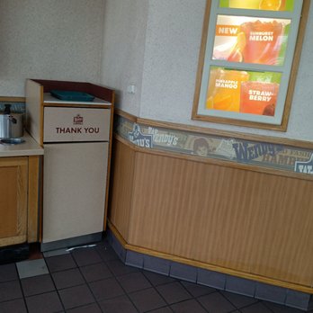 Wendy's - a small kitchen with a coffee maker - Fast Food Near Me - Lancaster, California Wendy's - a small kitchen with a coffee maker - Fast Food Near Me - Lancaster, California