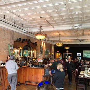 Split Rock Restaurant & Bar - Look at the great bar & the painted tin ceiling. Love the decor. - New American Near Me - Bigfork, Montana Split Rock Restaurant & Bar - Look at the great bar & the painted tin ceiling. Love the decor. - New American Near Me - Bigfork, Montana