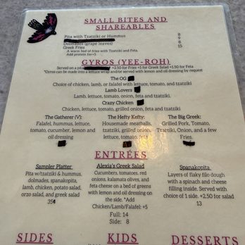 Ambrosia Kafeneio - Menu - c'mon love your customers enough to update that menu!!! - Greek Near Me - Boone, North Carolina Ambrosia Kafeneio - Menu - c'mon love your customers enough to update that menu!!! - Greek Near Me - Boone, North Carolina