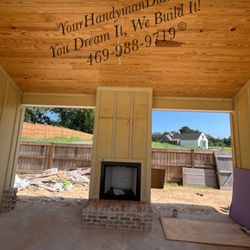 Your Handyman Duties - Customer requested outdoor fireplace