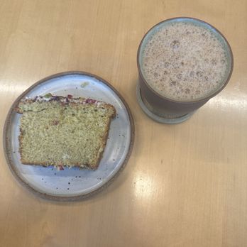 elaichi co. - Oat chai and pistachio loaf cake - Coffee & Tea Near Me - Berkeley, California