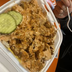 Asad’s Hot Chicken - loaded fries (hot)