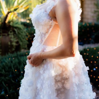 Simply Maria - Engagement party dress required fitting at bust, raise hemline - Sewing & Alterations Near Me - Murrieta, California Simply Maria - Engagement party dress required fitting at bust, raise hemline - Sewing & Alterations Near Me - Murrieta, California