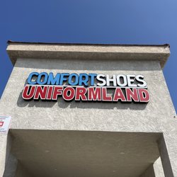 Uniformland - Here is the front of the store! Look for these signs!