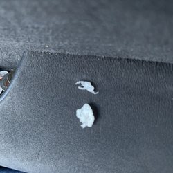 McDonald's - The cheeseburger was good but i found a piece of rubber or plastic in my fries