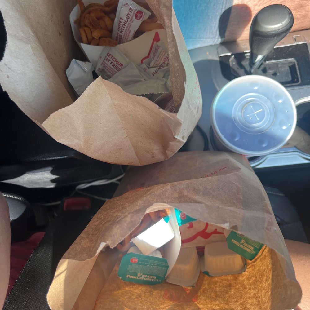 Originally our food was forgotten but Abby took care of us. Originally our food was forgotten but Abby took care of us.