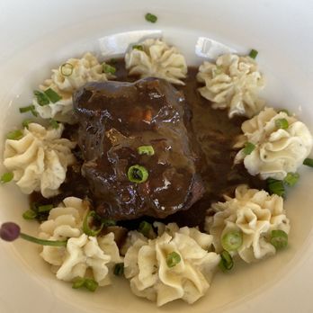 Hunt & Gather Restaurant - Beef Short Ribs with Horseradish Mashed - New American Near Me - Torrey, Utah Hunt & Gather Restaurant - Beef Short Ribs with Horseradish Mashed - New American Near Me - Torrey, Utah