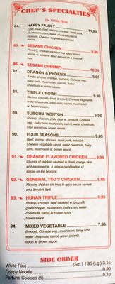 Menu photo 3 China 1 Fultondale, AL Menu photo 3 China 1 Fultondale, AL
