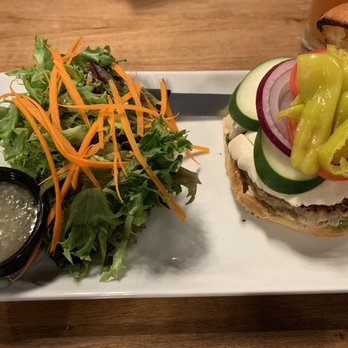 The Craft House - Turkey Burger w/ Side Salad - Gastropubs Near Me - Clovis, California The Craft House - Turkey Burger w/ Side Salad - Gastropubs Near Me - Clovis, California