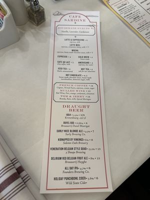 Menu photo 4 Sardine Madison, WI