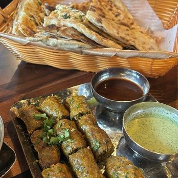 Zaiqa - Naan and Lamb Seekh Kebab - Indian Near Me - Portland, Oregon Zaiqa - Naan and Lamb Seekh Kebab - Indian Near Me - Portland, Oregon
