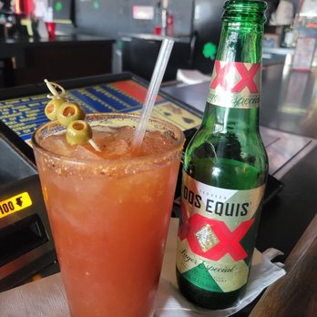 The Hideout Bar - Michelada!!! They are actually very tasty! - Sports Bars Near Me - Laughlin, Nevada