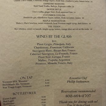 Two Tannery Road - Menu - New American Near Me - West Dover, Vermont Two Tannery Road - Menu - New American Near Me - West Dover, Vermont