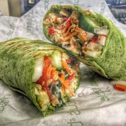 Natures Table - Fish taco wrap. Hell ya!!