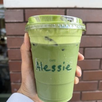 Cafe Alessie - Double matcha (the grinch) - Cafes Near Me - San Diego, California Cafe Alessie - Double matcha (the grinch) - Cafes Near Me - San Diego, California