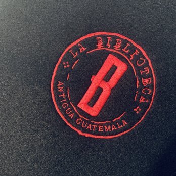 Luse Thread - A client's restaurant-logo proof - Embroidery & Crochet Near Me