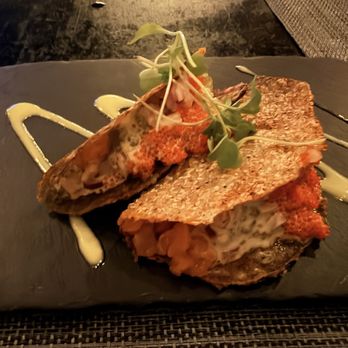 The Black Sheep - Salmon Skin Tacos - Cocktail Bars Near Me - Las Vegas, Nevada The Black Sheep - Salmon Skin Tacos - Cocktail Bars Near Me - Las Vegas, Nevada