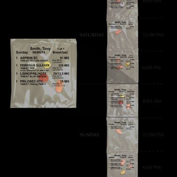 Hendricks Pharmacy - Pak My Meds sample strip - Drugstores Near Me - Claremont, California