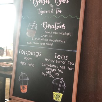 Tapioca And Tea - Boba bar sign - Coffee & Tea Near Me - Elk Grove, California Tapioca And Tea - Boba bar sign - Coffee & Tea Near Me - Elk Grove, California